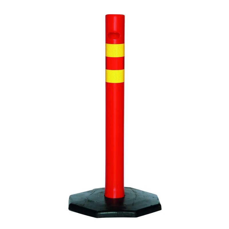 Reapris TRAFIKSTOLPE RÖD MED REFLEX OCH FOT