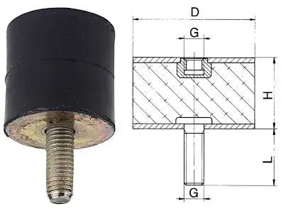 Reapris ANSLAGSDÄMPARE TYP B 30/30 B