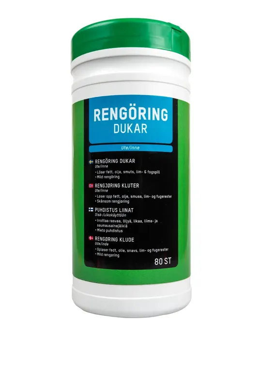 RENGÖRING DUKAR, 80ST Begränsad tid