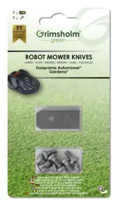 Populärt val 9-pack knivar till robotgräsklippare