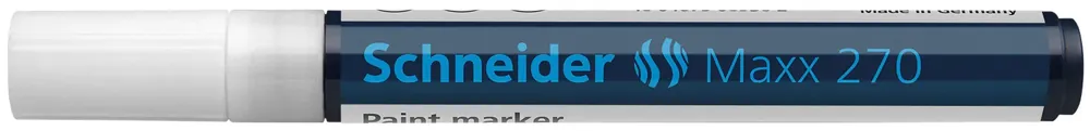 Begränsat antal MÄRKPENNA VIT SCHNEIDER MAXX 270