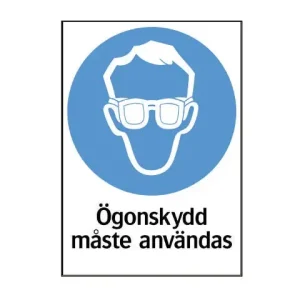 Trygg betalning SKYLT ÖGONSKYDD