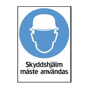 Säker betalning SKYLT SKYDDSHJÄLM