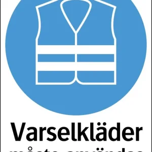 Trygg betalning SKYLT VARSELKÄDER