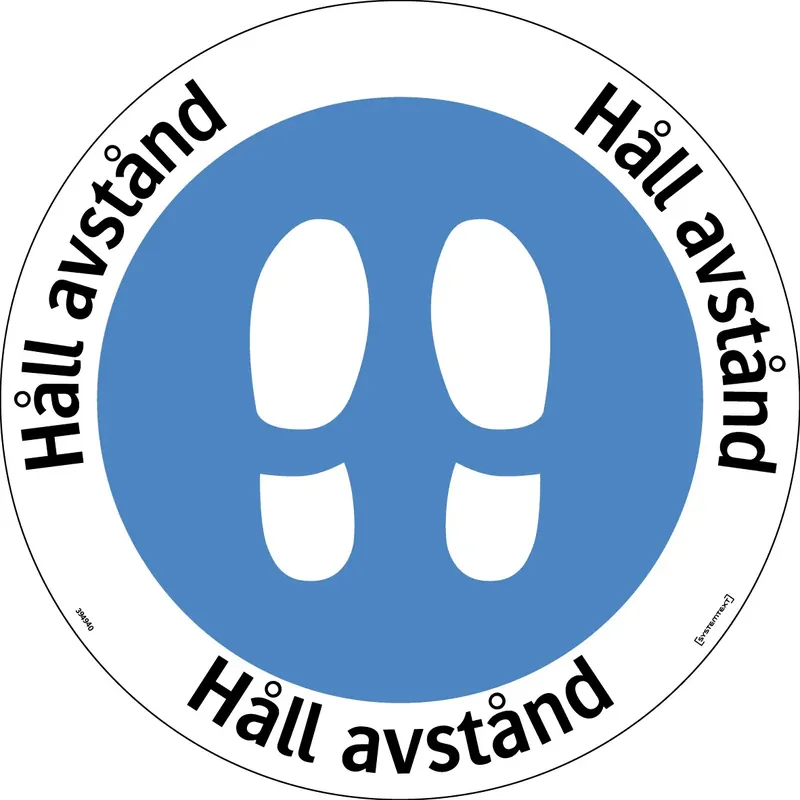 GOLVDEKAL HÅLL AVSTÅND ø410 Populärt val