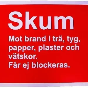 SKYLT SKUM/CO2 SLÄCKARE Snabb frakt