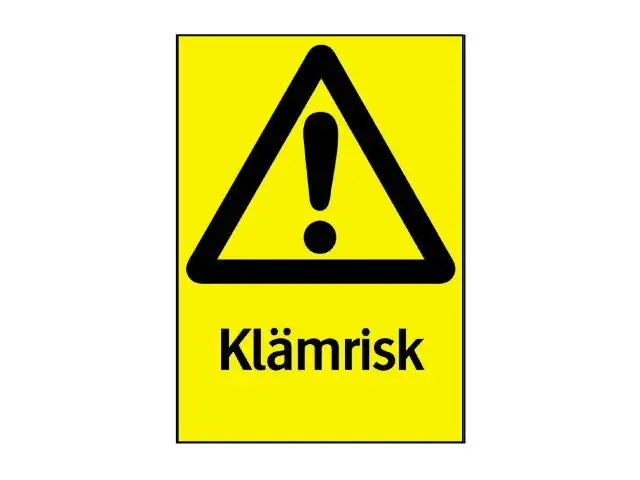 SKYLT KLÄMRISK Beställ nu