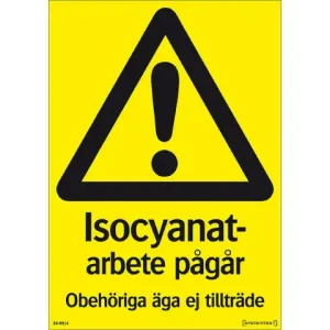Nedsatt pris SKYLT ISOCYANAT