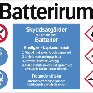 SKYLT BATTERIRUM Köp nu