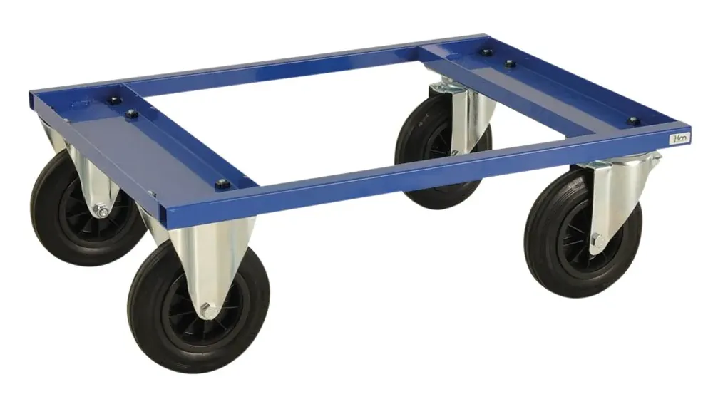 Fynd PALLVAGN LÅG 600X800 BLÅ