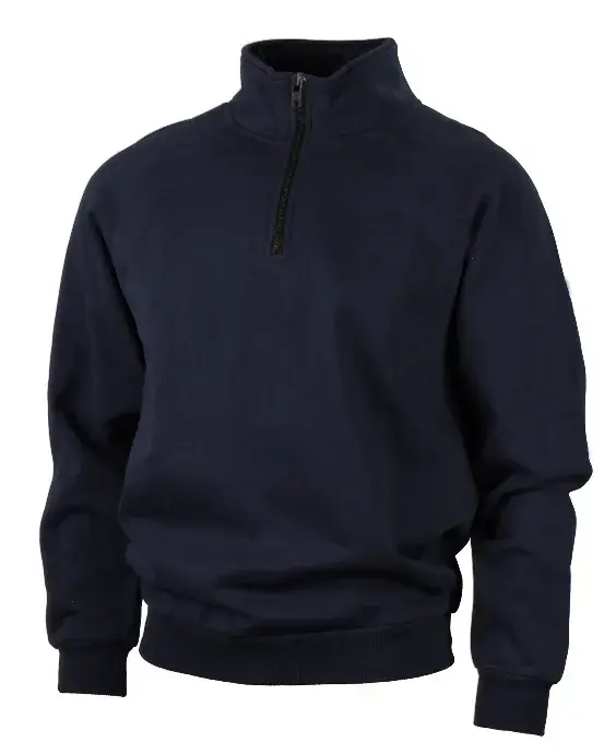 Snabb leverans SWEATSHIRT HALFZIP BASIC G1670 MARIN