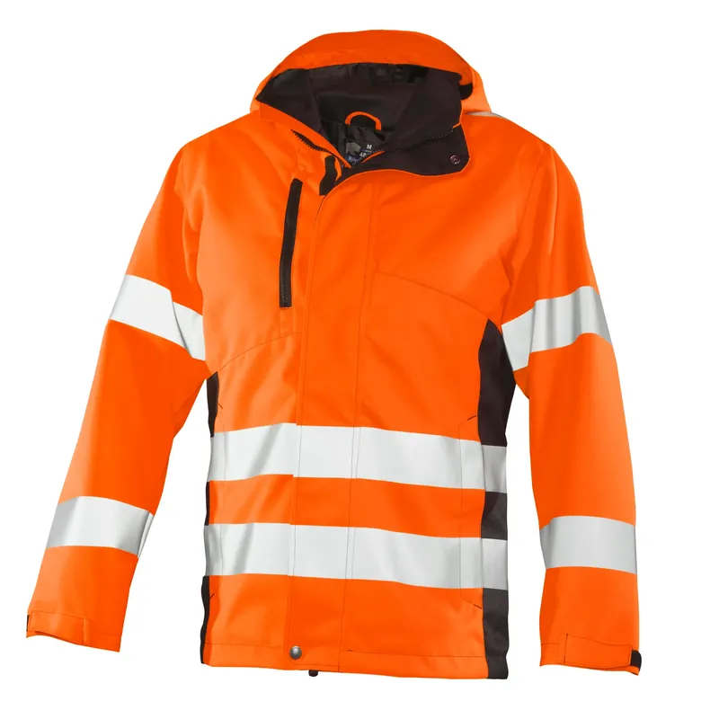 I lager VARSEL SKALJACKA KLASS 3 PES ORANGE/SV