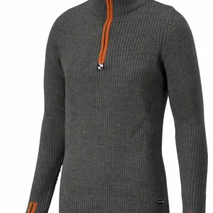 ULLTRÖJA HALFZIP VOSS MÖRKGRÅ Säker betalning