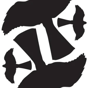 FÅGELSKRÄMMA SILUETT SHADOW 4ST Trygg betalning