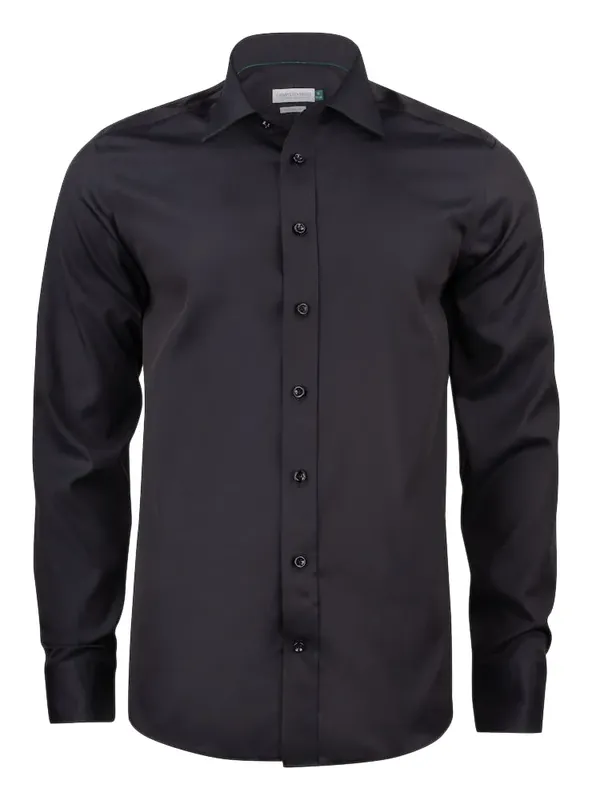 GREEN BOW 01 REGULAR FIT SHIRT BLACK Nyhet