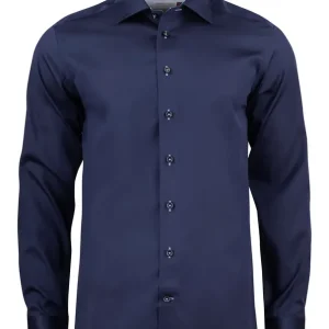 Endast idag RED BOW 20 SLIM FIT SHIRT NAVY/SKY
