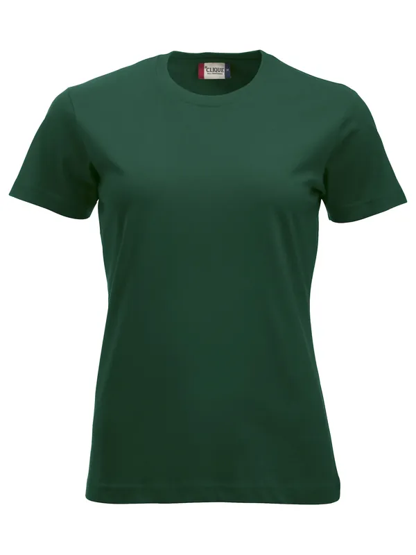 T-SHIRT NEW CLASSIC-T 029361 DAM BUTELJGRÖN Sista chansen
