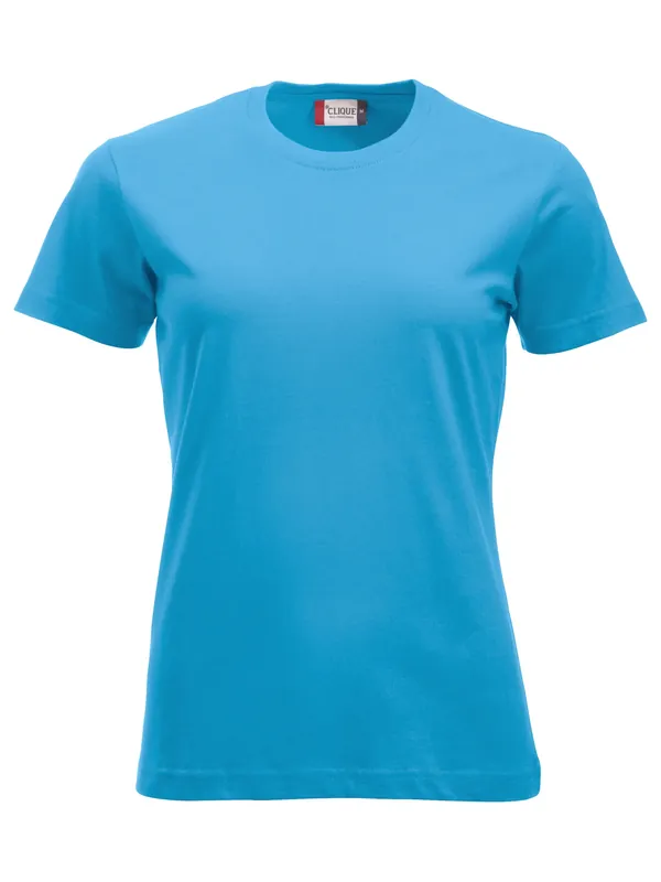 Endast denna vecka T-SHIRT NEW CLASSIC-T 029361 DAM TURKOS