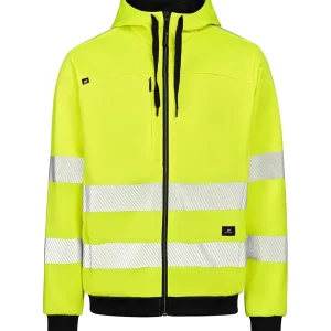 Begränsad tid SWEATSHIRT FULLZIP HOODIE VARSEL NEO 419-3 GUL