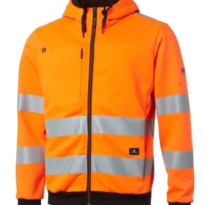 prisnedsättning SWEATSHIRT FULLZIP HOODIE VARSEL NEO 419-3 ORANGE