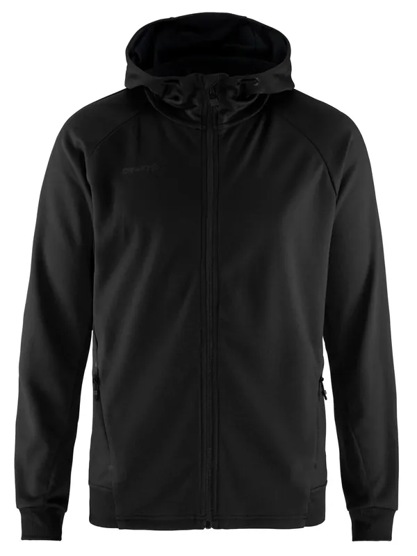 HOOD ADV UNIFY FZ SVART Extra rabatt