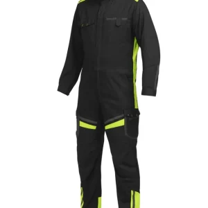 OVERALL CONTRAST 890-0 SVART/GUL Rabatt