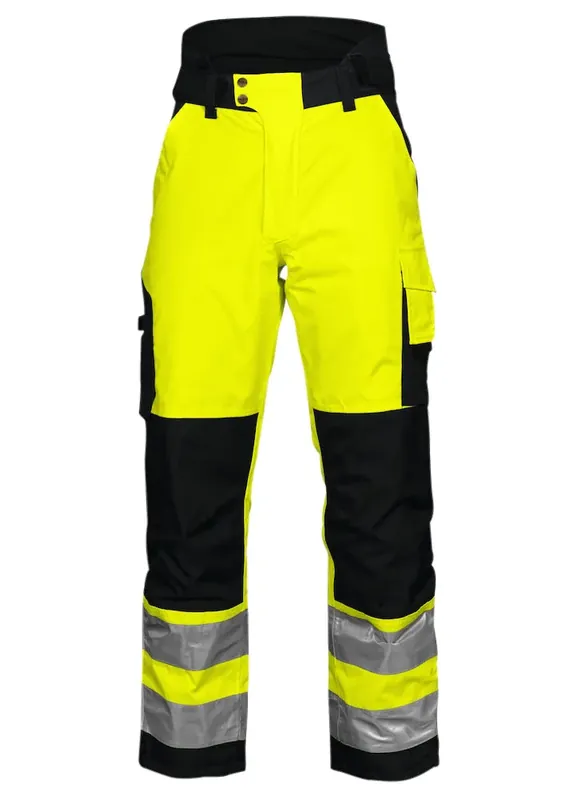 HI-VIS BYXA 6514 VADDERAD GUL/SVART D100 Bästa pris