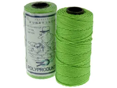 Rabatt MURARSNÖRE POLYESTER NEONGRÖN
