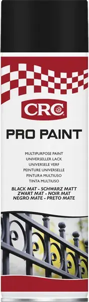 FÄRG SVART MATT SPRAY 500ML Nyhet