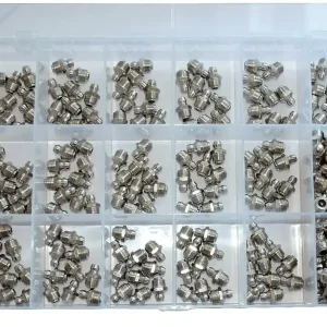 Begränsat antal SORT.SMÖRJNIPPLAR 1/8" 220 ST
