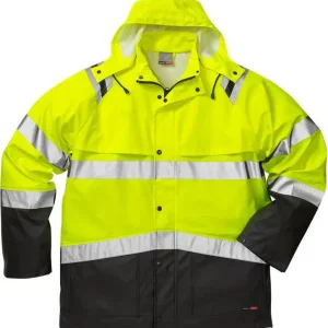 Snabb frakt REGNJACKA 4624 RS GUL/SVA 2XL
