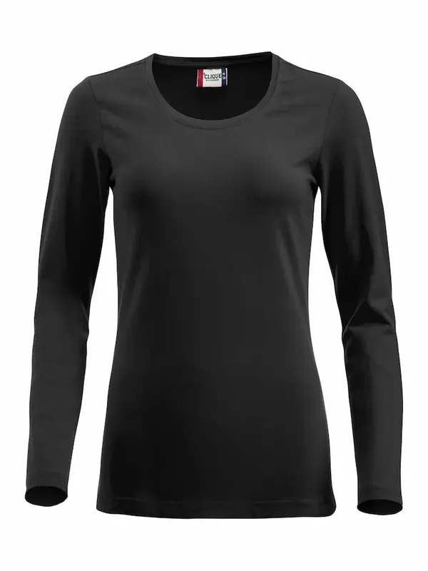 Begränsat erbjudande T-SHIRT CAROLINA 029319 LÅNGÄRM SVART 2XL