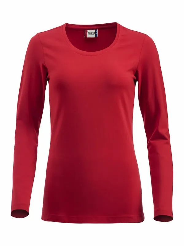 T-SHIRT CAROLINA 029319 LÅNGÄRM RÖD 2XL Kampanj