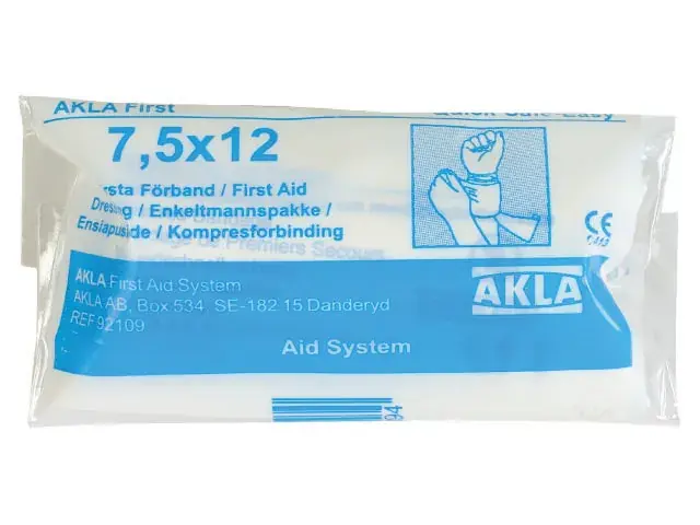 Billig FÖRSTA FÖRBAND 92109 7,5X12 CM