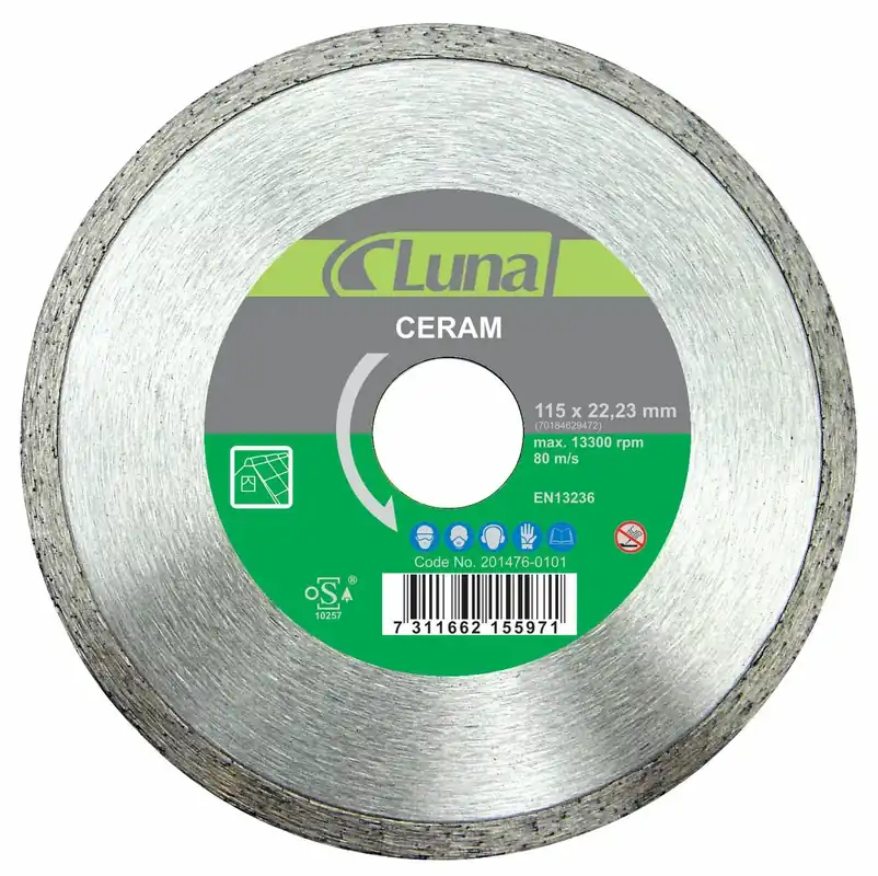 Kampanj DIAMANTKLINGA 125X1,8X22 CER L