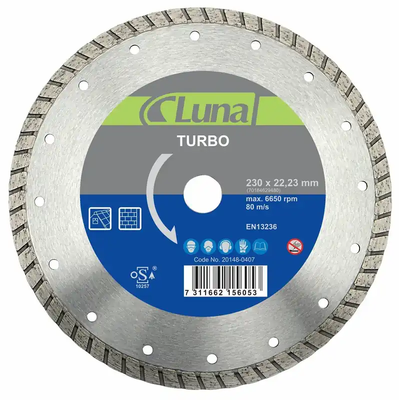 Extra rabatt DIAMANTKLINGA 230X2,6X22 TUR