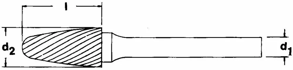 HÅRDMETALLFIL F61225-6 Expressleverans