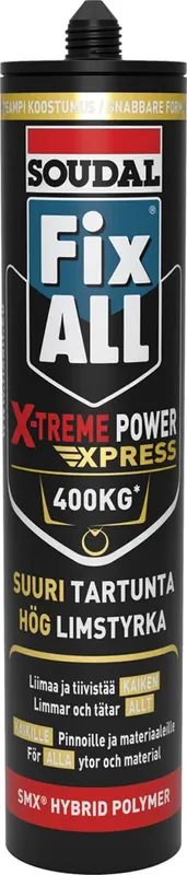 MONTAGELIM FIX ALL X-TREME VIT 280ML Handla nu