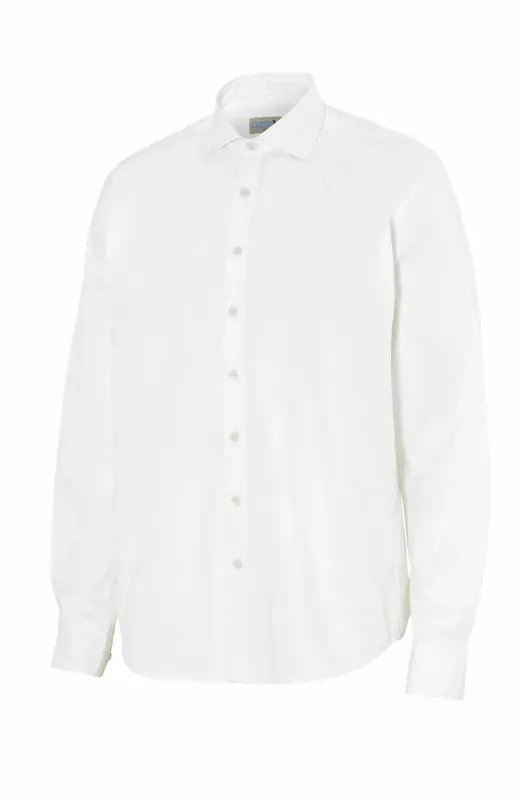 Köp online SKJORTA TWILL COMFORT VIT (GOTS)