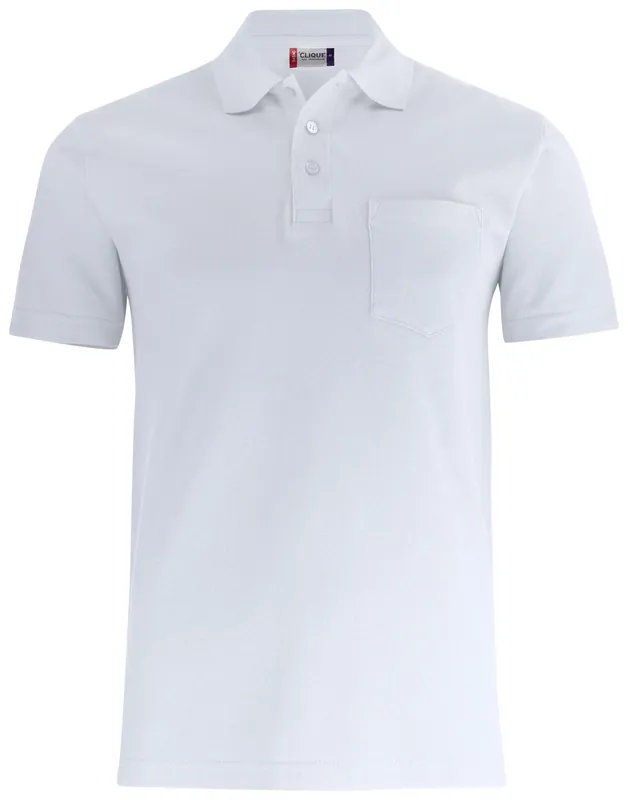 PIKÉ BASIC POLO FICKA VIT Nedsatt pris
