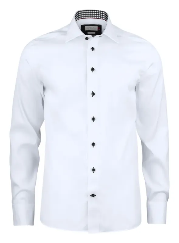 RED BOW 20 REGULAR FIT SHIRT WHITE/BLACK prisnedsättning