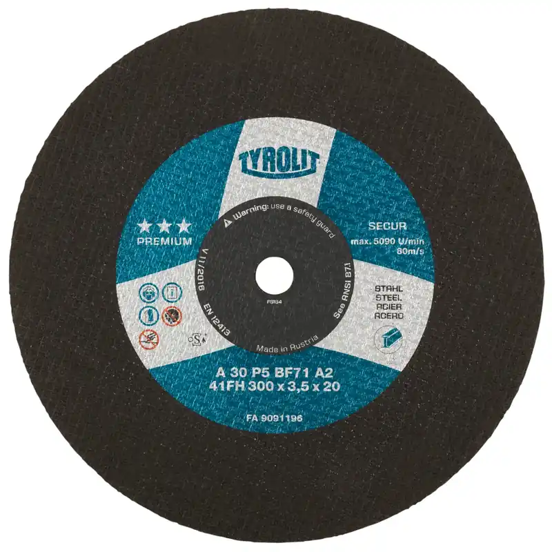 Bästa pris KAPSKIVA PREMIUM STÅL 300x3.5x20
