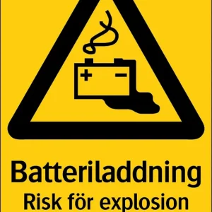 Nedsatt pris SKYLT BATTERILADDNING