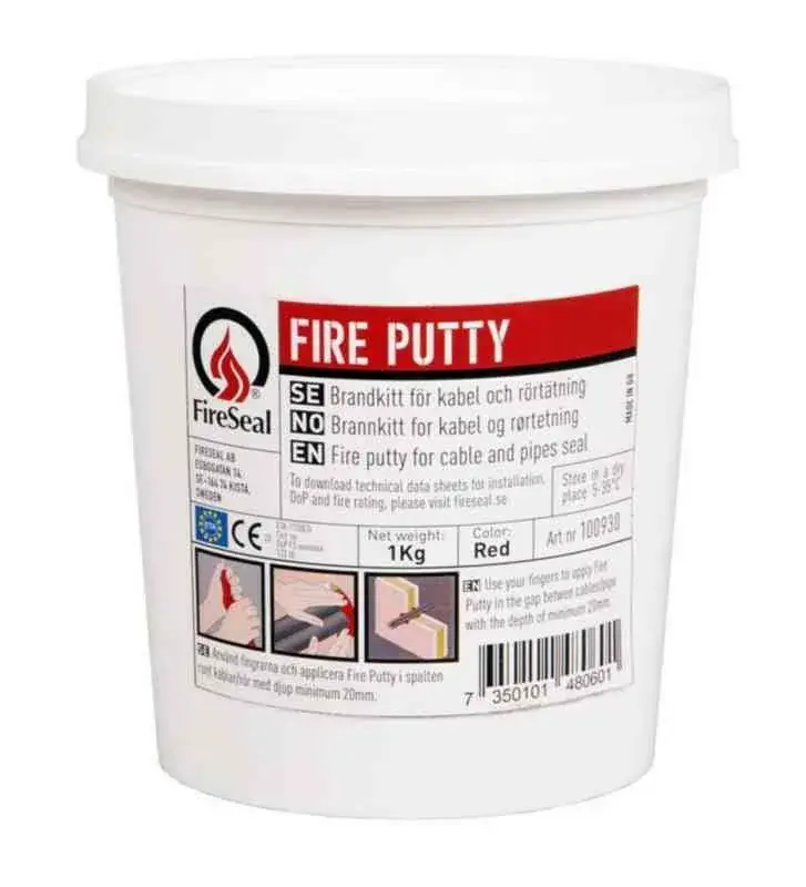 BRANDKITT FIRE PUTTY 1 KG Säker betalning