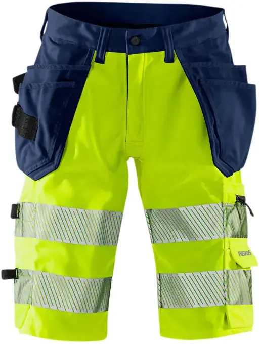 Extra rabatt VARSELSHORTS STRETCH GUL/BLÅ