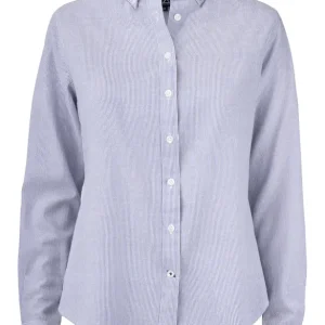BELFAIR OXFORD SHIRT LADIES BLÅVIT prisnedsättning