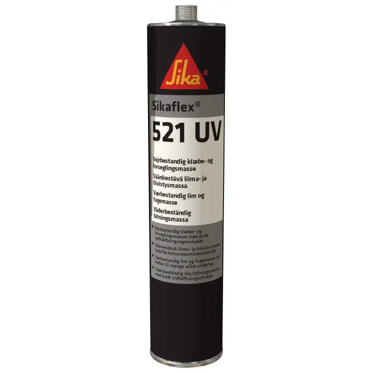 SIKAFLEX-521UV 300ML SVART Extra rabatt