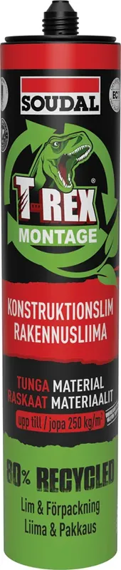 I lager KONSTRUKTIONSLIM T-REX GREEEN TUNGA MAT 350gr