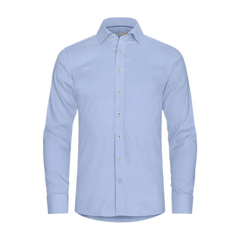 SKJORTA YELLOW BOW 52 SLIM FIT LJUSBLÅ-S Premium