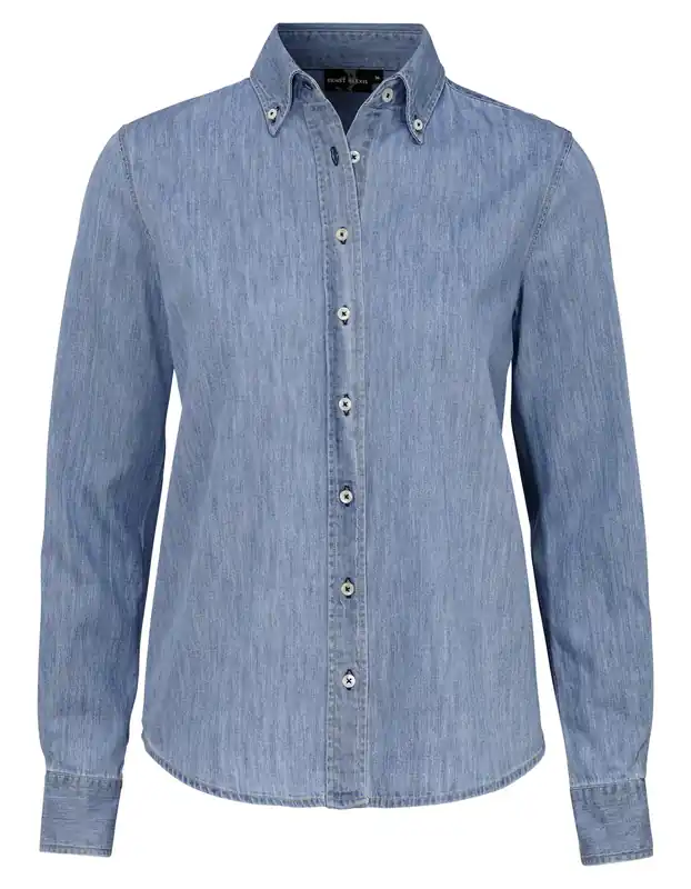 SKJORTA DENIM DAM 6790 ULTRA LJUSBLÅ Trygg betalning